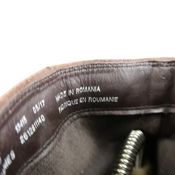 Clarks Shoes Womens 7 Bootie Fashion Buckle Strap Zip Leather Brown Elvina Haze - Picture 6 of 15